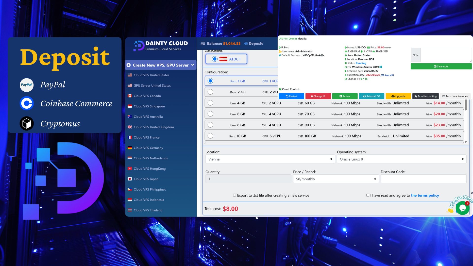 Cheap Austria Windows VPS