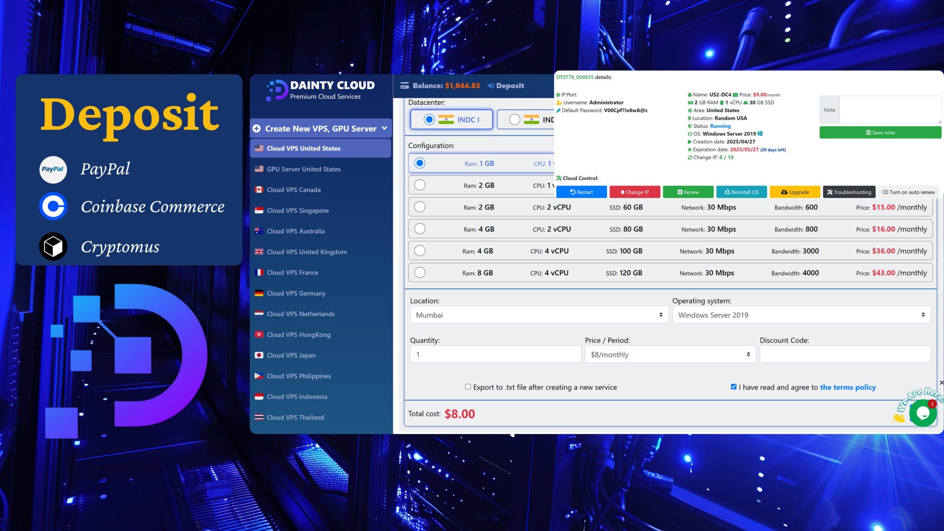 Cheap India Windows VPS