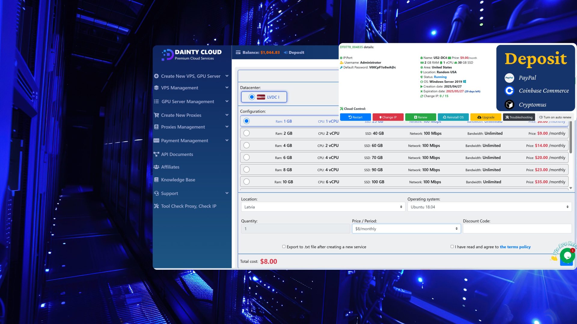 Cheap Latvia Windows VPS