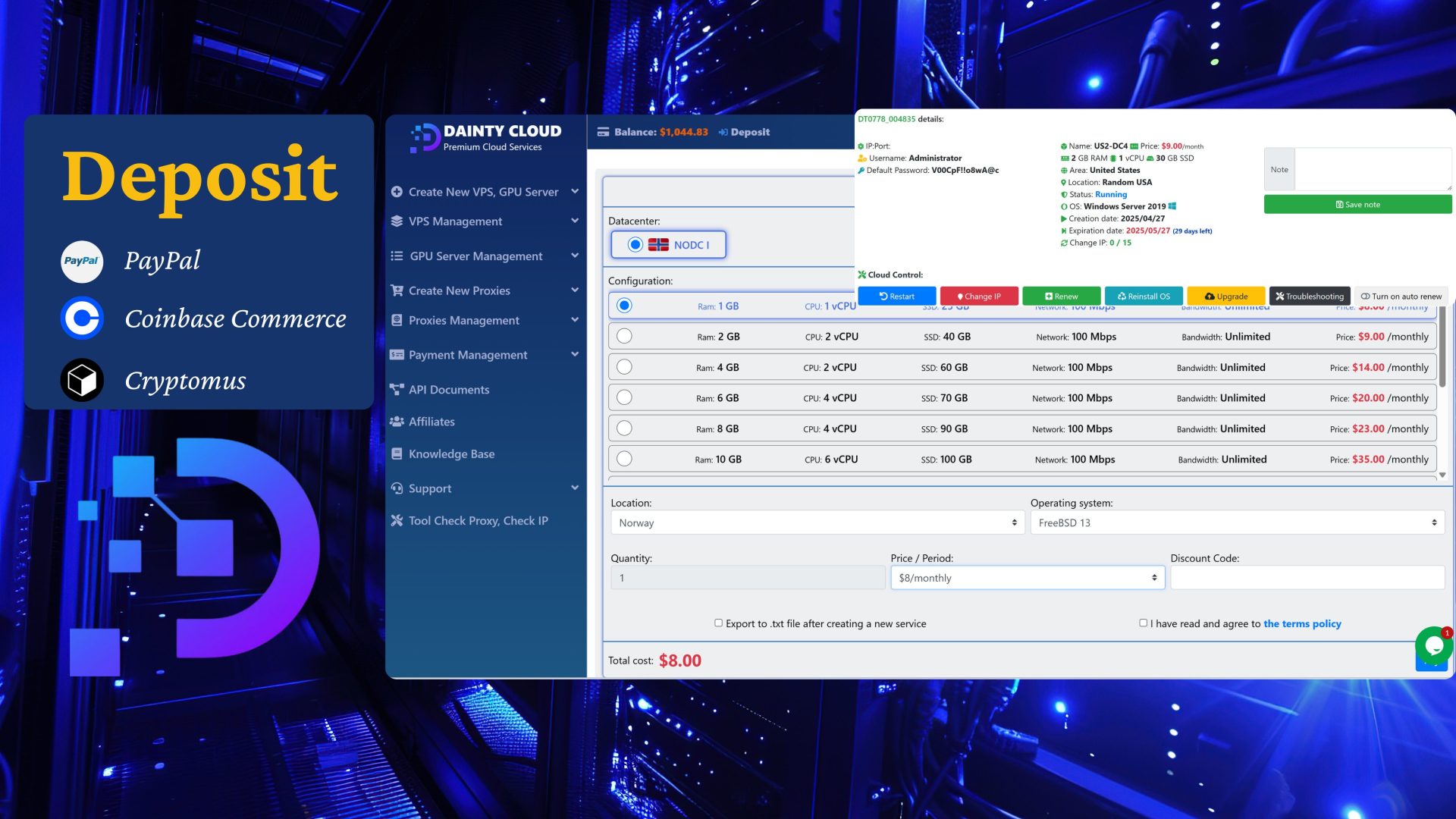 Cheap Norway Windows VPS