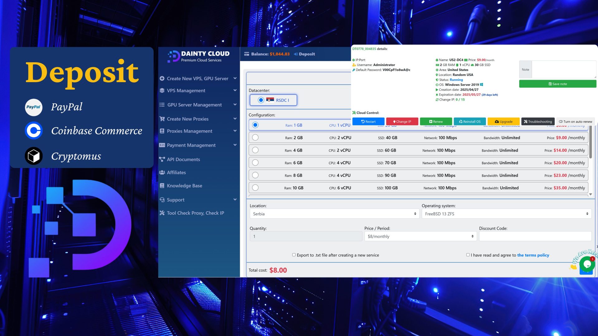 Cheap Serbia Windows VPS