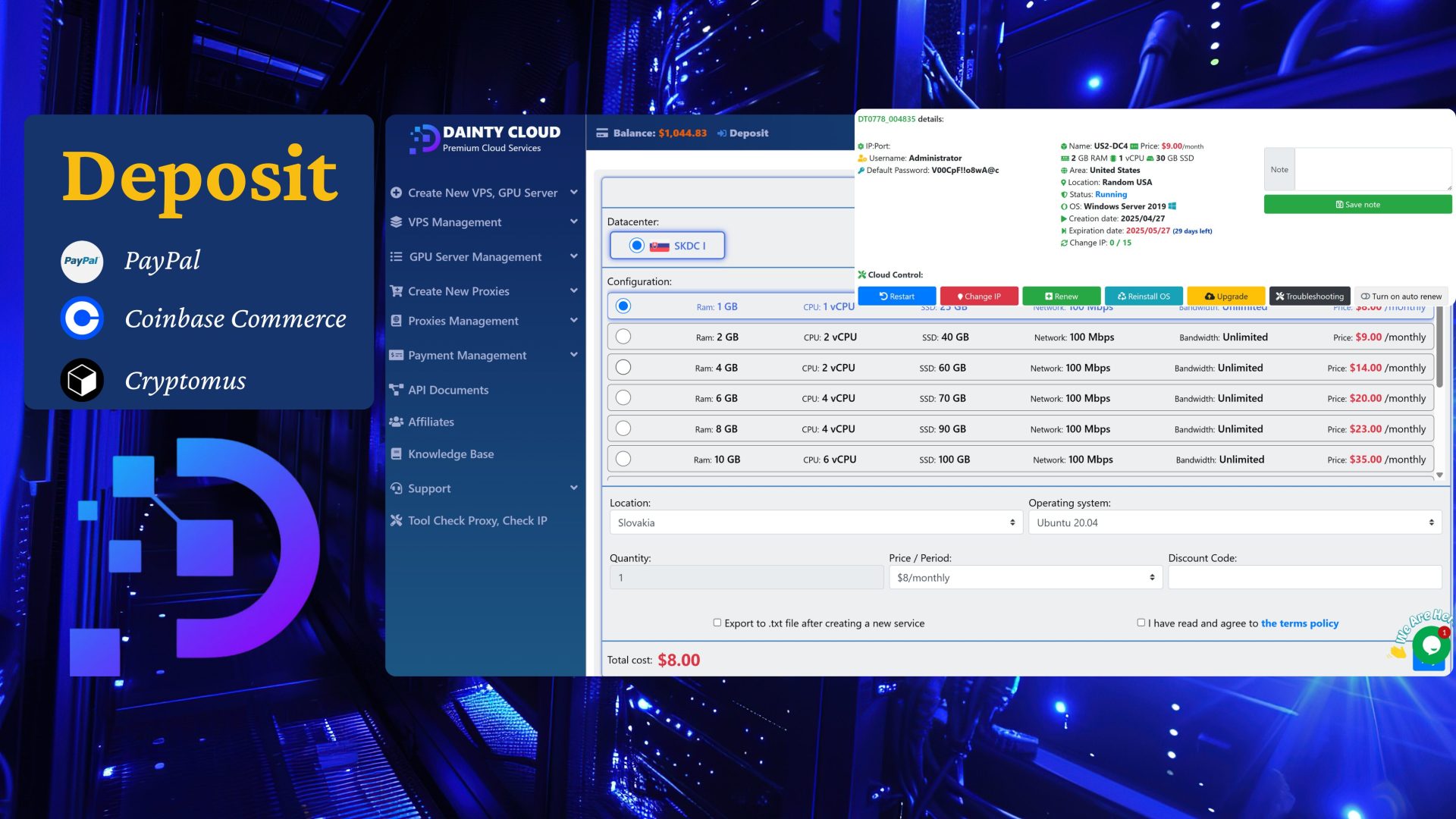 Cheap Slovakia Windows VPS