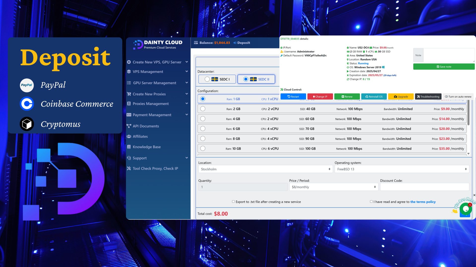 Cheap Sweden Windows VPS