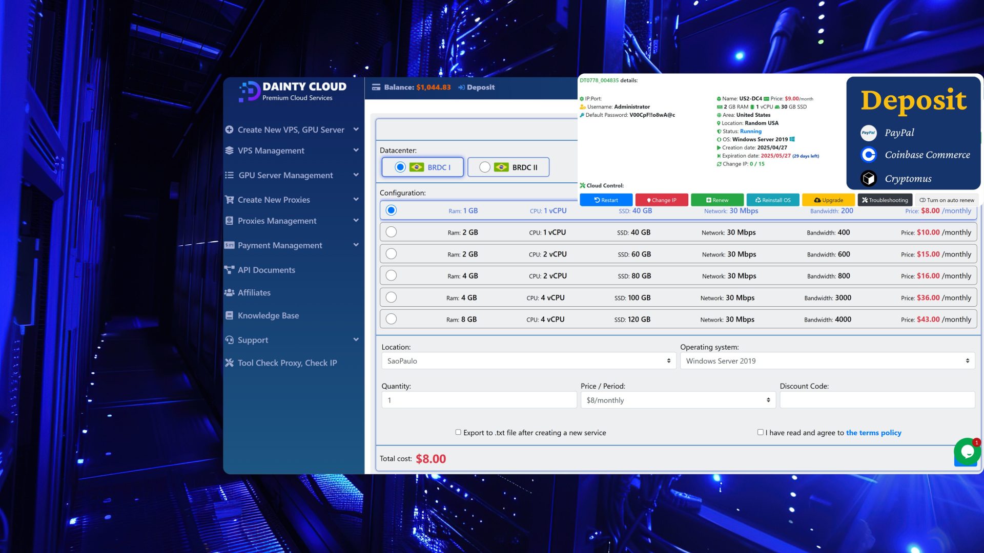 Deploy Your Brazil VPS Instantly
