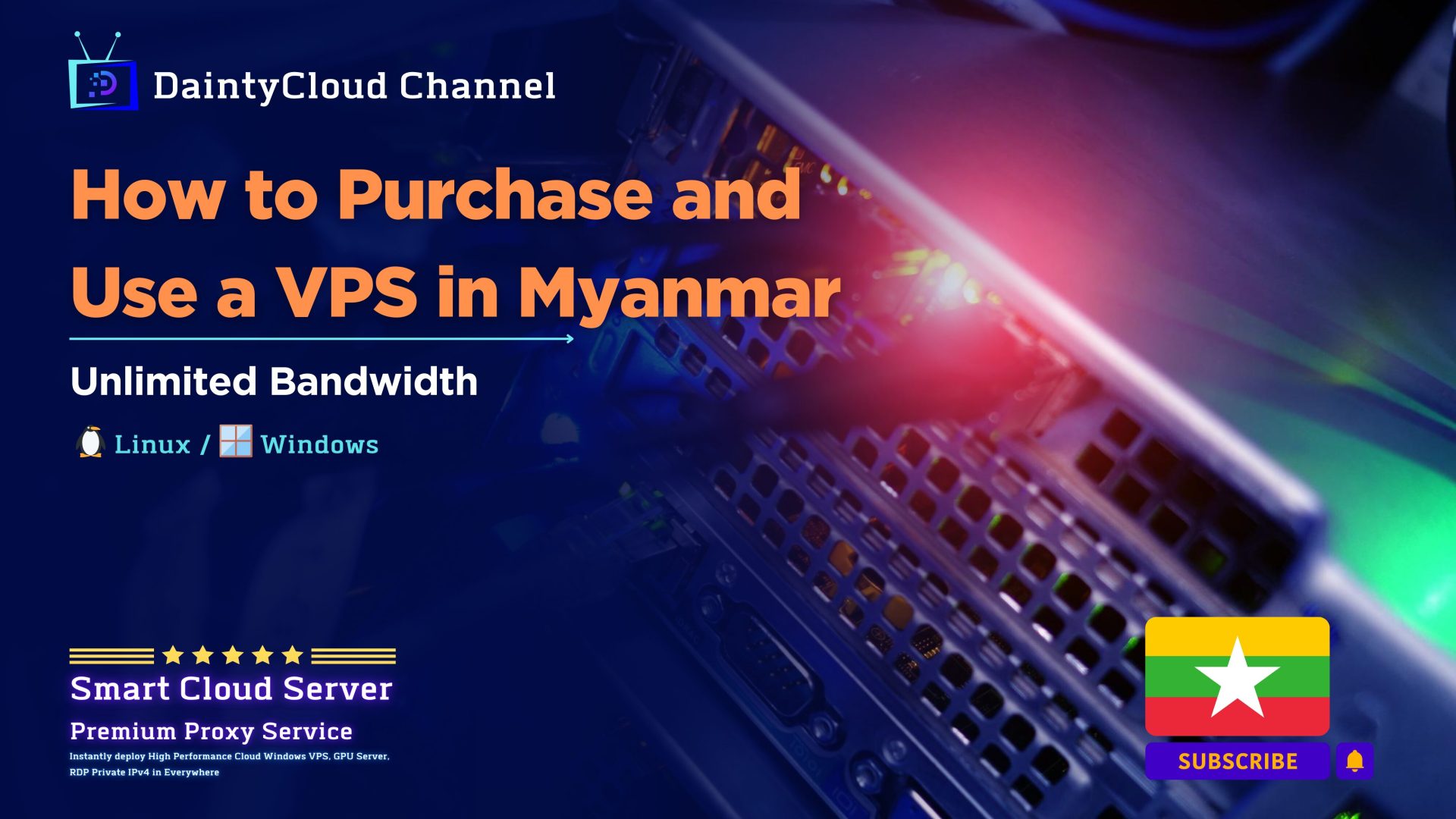 Windows VPS in Myanmar