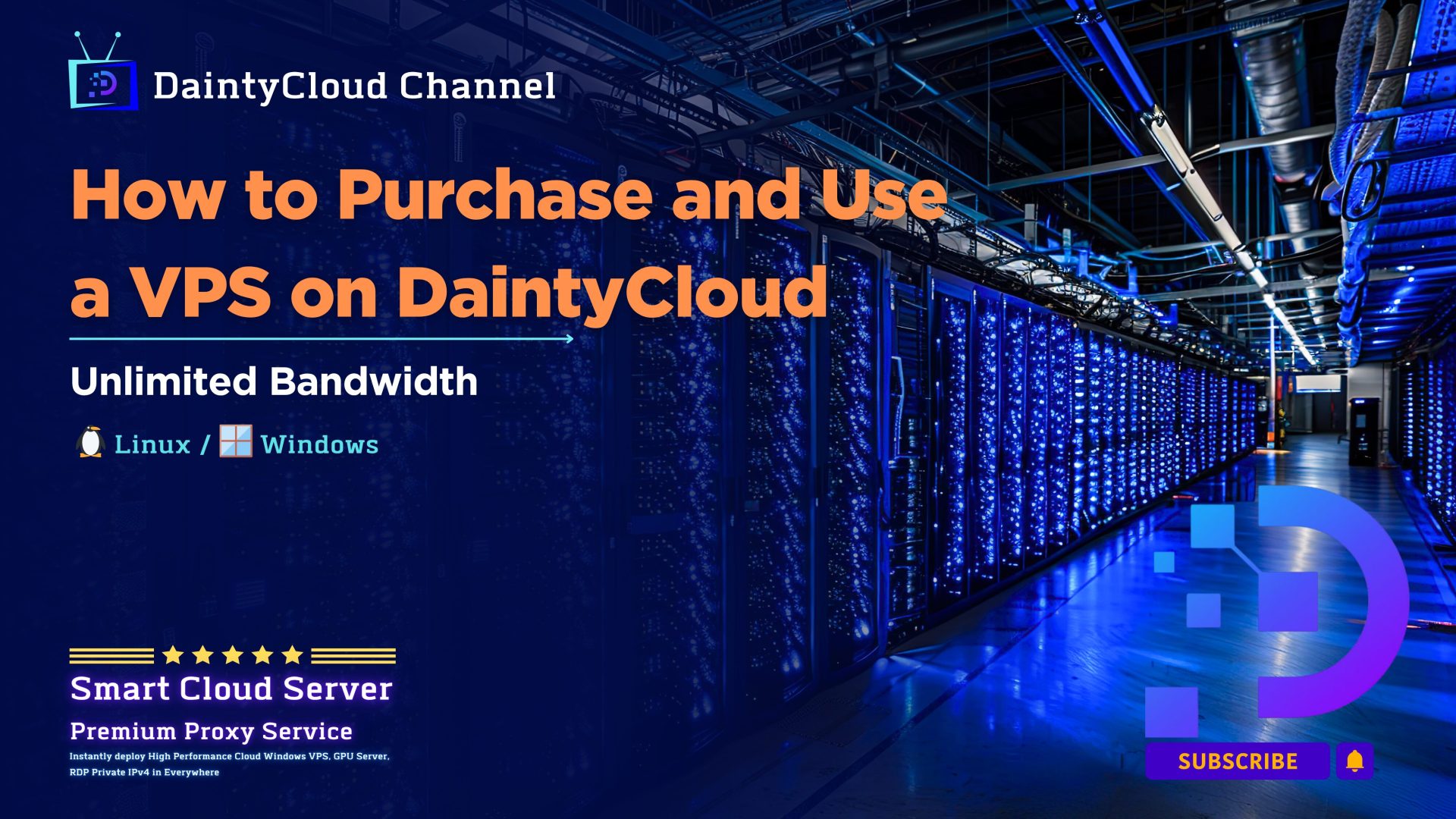 How to Paurchase and Use a VPS on DaintyCloud