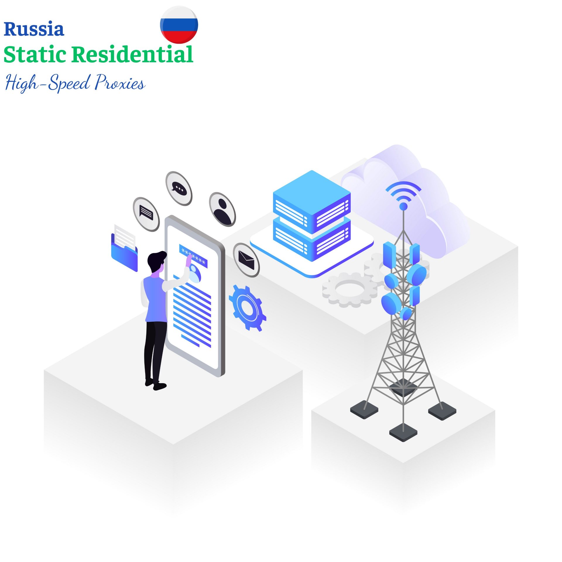 Russia static residential proxy
